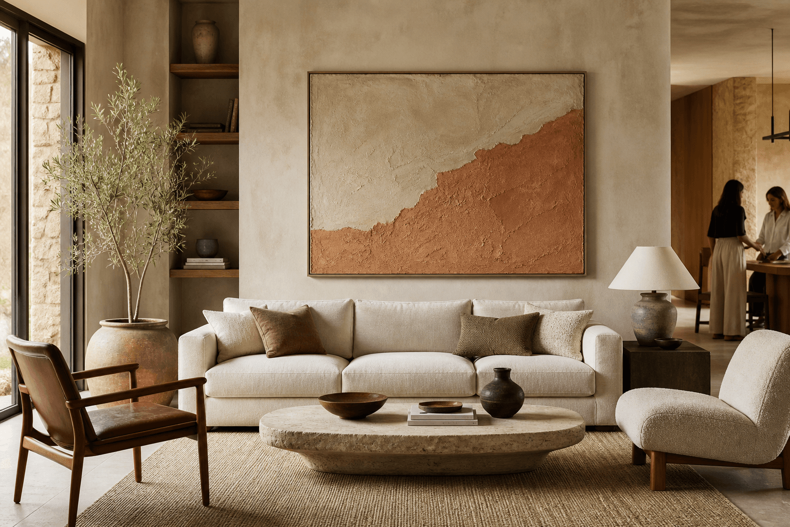Art placed for real living spaces